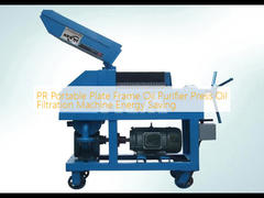 PR Portable Plate Frame Oil Purifier Press Oil Filtration Machine Energy Saving
