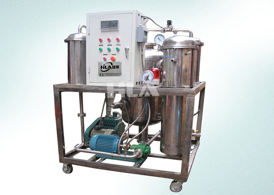 Système portatif de purification d'huile de déshydrateur de vide avec le système de contrôle de PLC