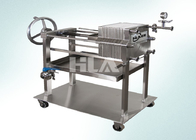 Filtre-presse inoxydable de plaque d'acier et de cadre pour l'huile de friture, purification d'huile végétale