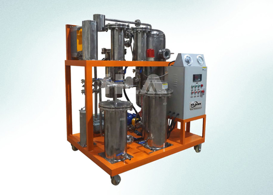 PLC panneau de commande automatique machine de purification de l'huile de cuisson pour le fonctionnement manuel automatique et selon la demande du client