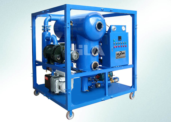 Machine de purification d'huile de transformateur pour débit élevé 600-18000L/heure en option, remorque mobile et tension 220V/380V/400V