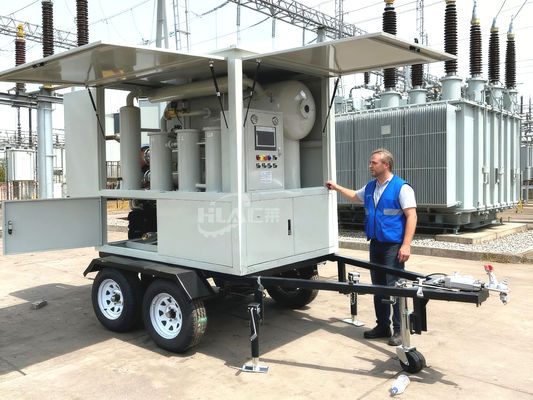≤ 0,4 Mpa Purificateur d'huile mobile pour charges lourdes Plage de température 20-80C Mode d'exploitation manuel automatique