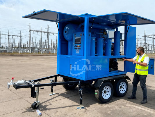 Équipement compact et durable de purificateur d'huile mobile ≤0,4 Mpa Niveau de vide -0,06 ̊-0,099 Mpa