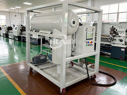 Plage de viscosité de l'huile 10-400 CSt Machine de filtration d'huile de turbine avec dégazage de l'huile de turbine et valeur de désémulsification inférieure à 15min GBF 7305