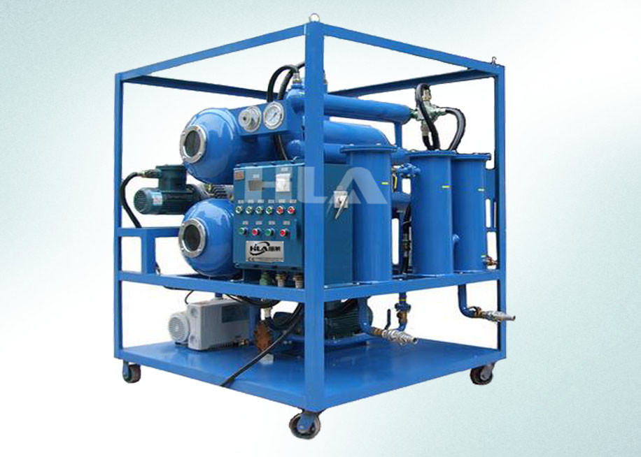 Système automatique de purification d'huile de déshydrateur de transformateur de vide avec le système anti-déflagrant