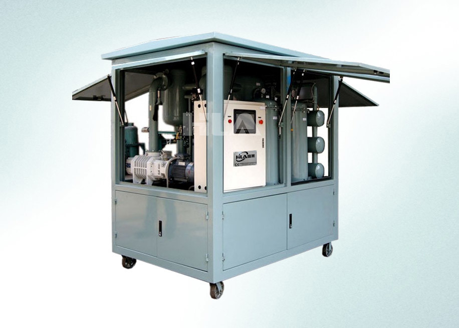 Épurateur d'huile mobile de transformateur imperméable avec le panneau de commande d'écran tactile