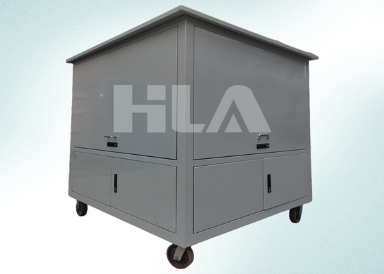 Machine de filtration d'huile à transformateur à filtre à trois étages avec commande automatique PLC