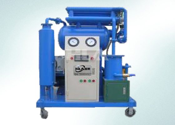 Épurateur de petite taille d'huile isolante de machine de filtration d'huile de transformateur de vide