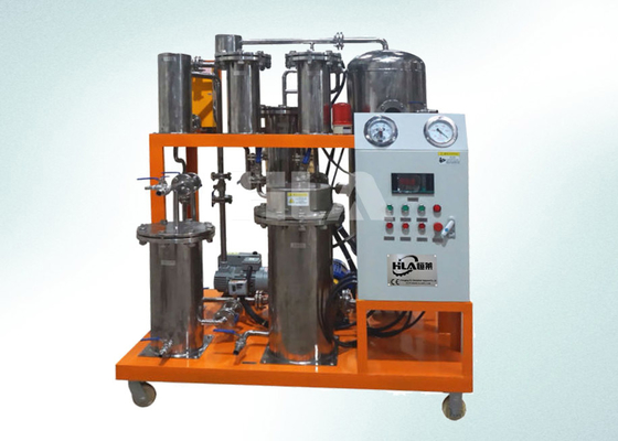 PLC panneau de commande automatique machine de purification de l'huile de cuisson pour le fonctionnement manuel automatique et selon la demande du client